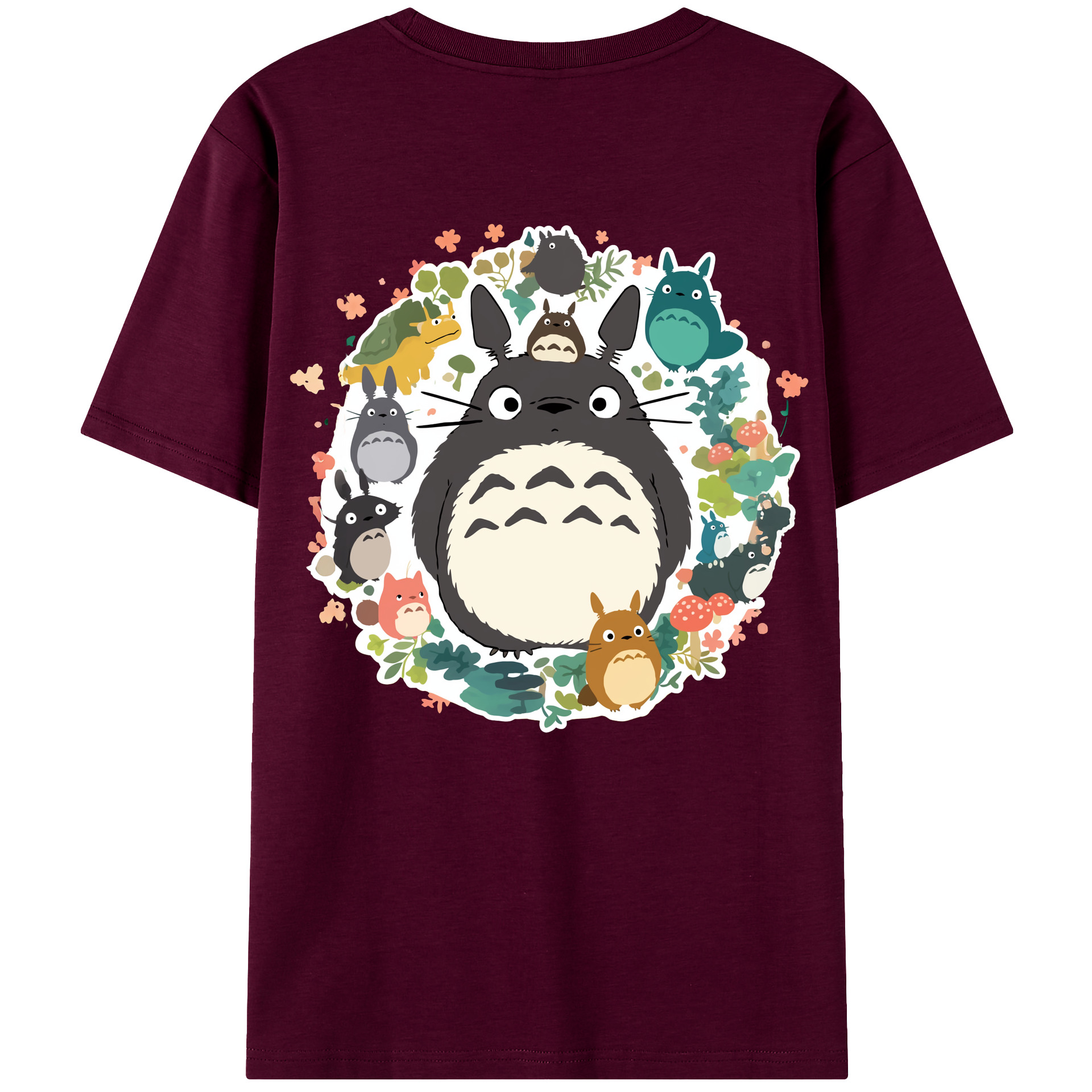 （画像用） となりのトトロ 草壁メイ 草壁サツキ My Neighbor Totoro Satsuki Kusakabe Mei Kusakabe レディース半袖Tシャツ(バックプリント)